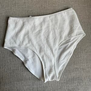 Aerie high waisted white waffle